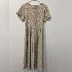 Just in Thyme Vintage Maxi Dress Floral & Gingham size 6